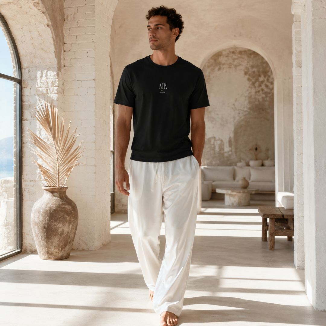 Midnight Union Groom Tee  —  Mr Est 2026 Minimalist Shirt