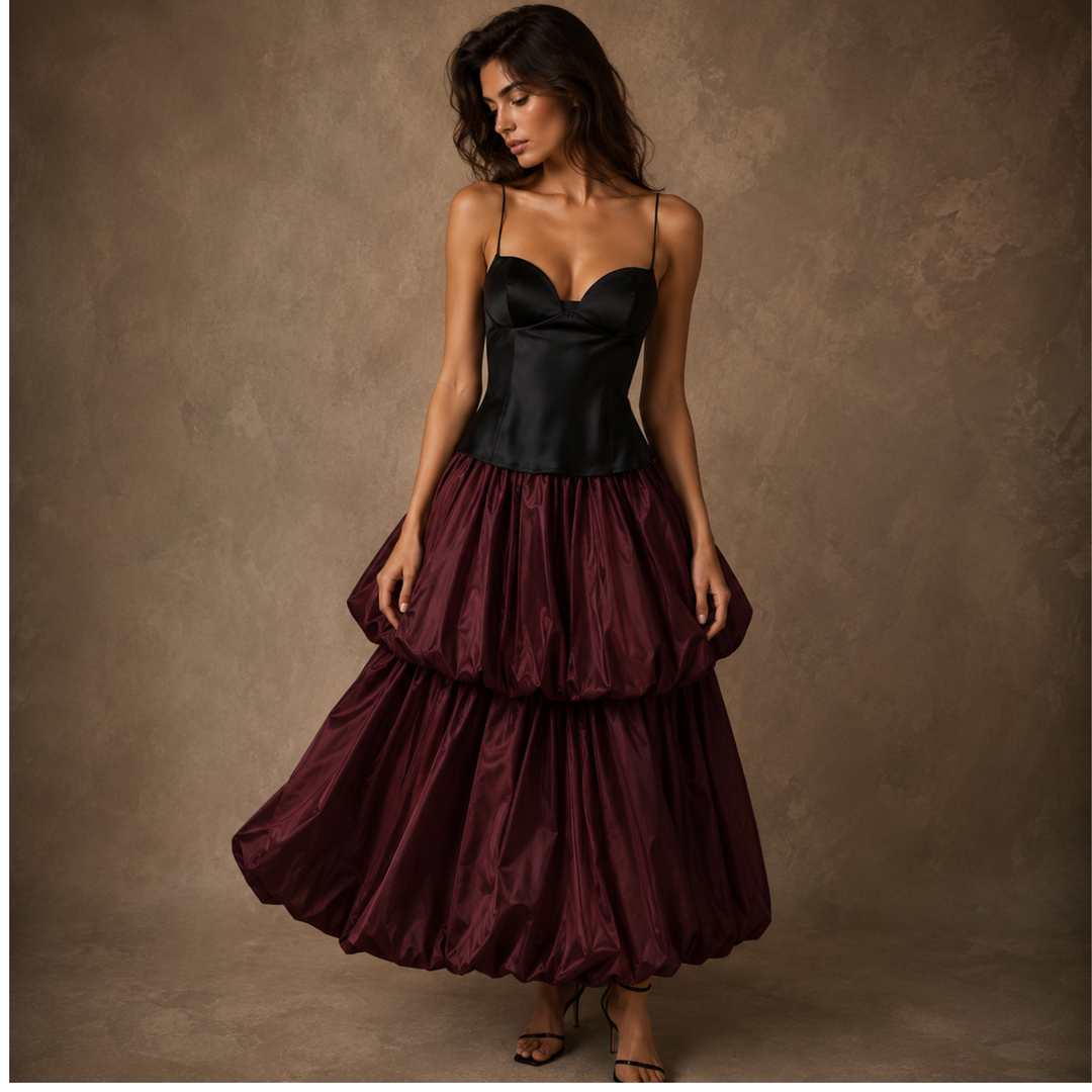 Crimson Promise Couture Bubble Skirt