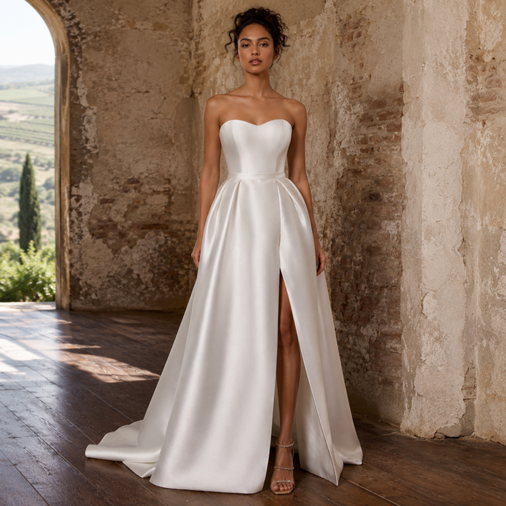 Metropolitan Grace Satin Bridal Gown