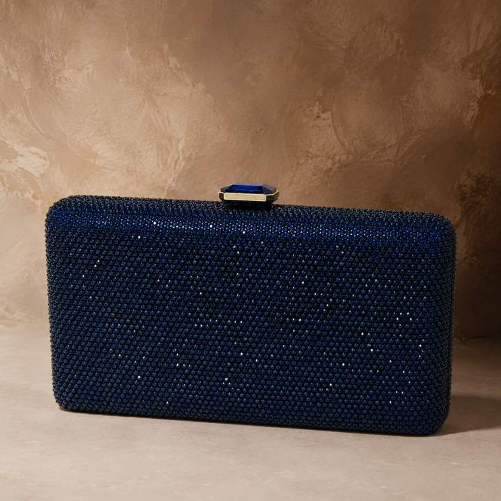 Sapphire Nights Crystal Clutch