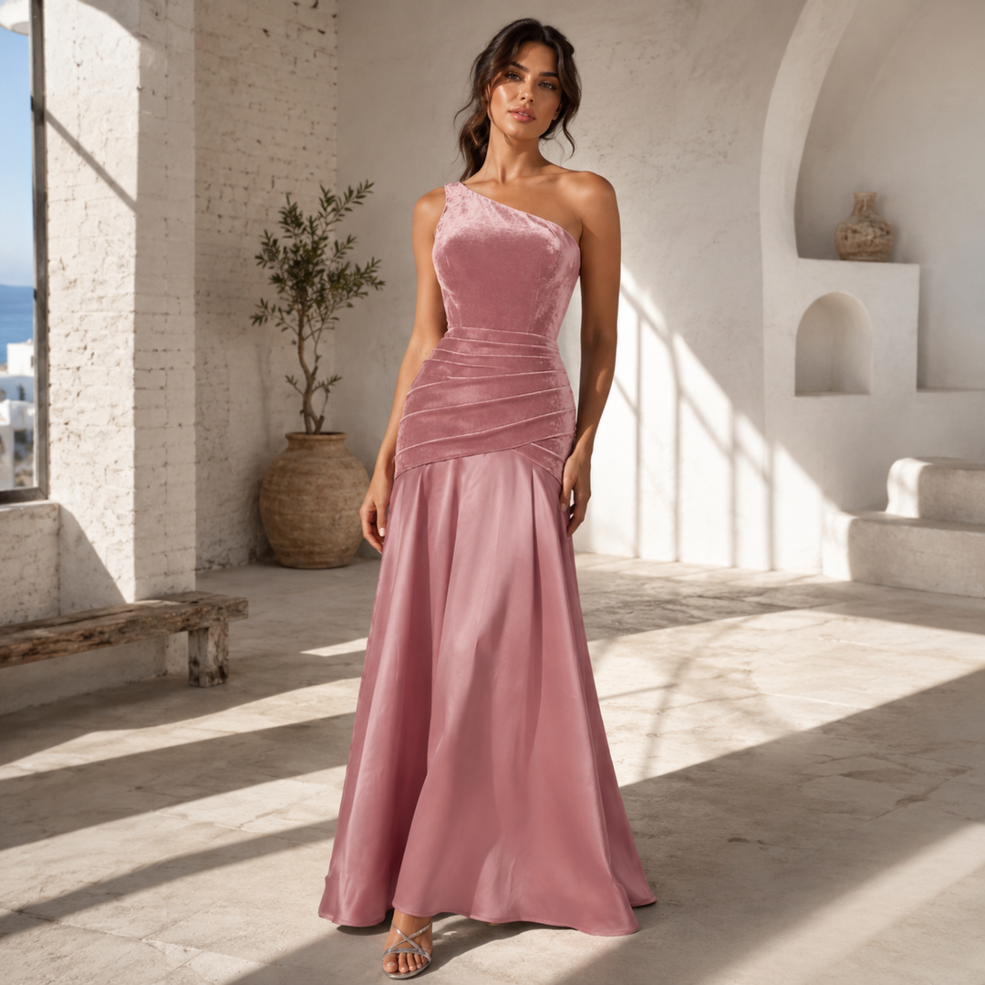Petals & Promises Rose Reverie Ruched Gown