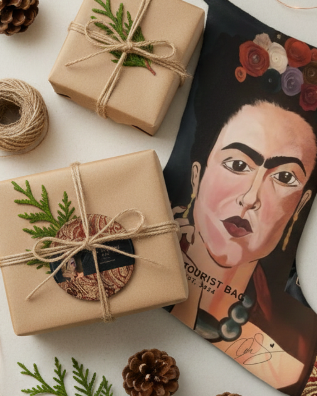 Frida by Aura – Gilded Muse Holiday Edition Christmas Stocking (2025 Exclusive) product image from The Tourist Bag