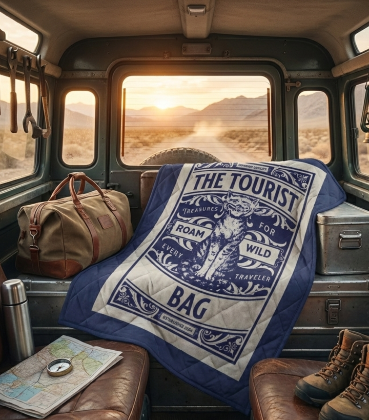 The Roamer’s Companion— Minky Blanket (50" x 60")