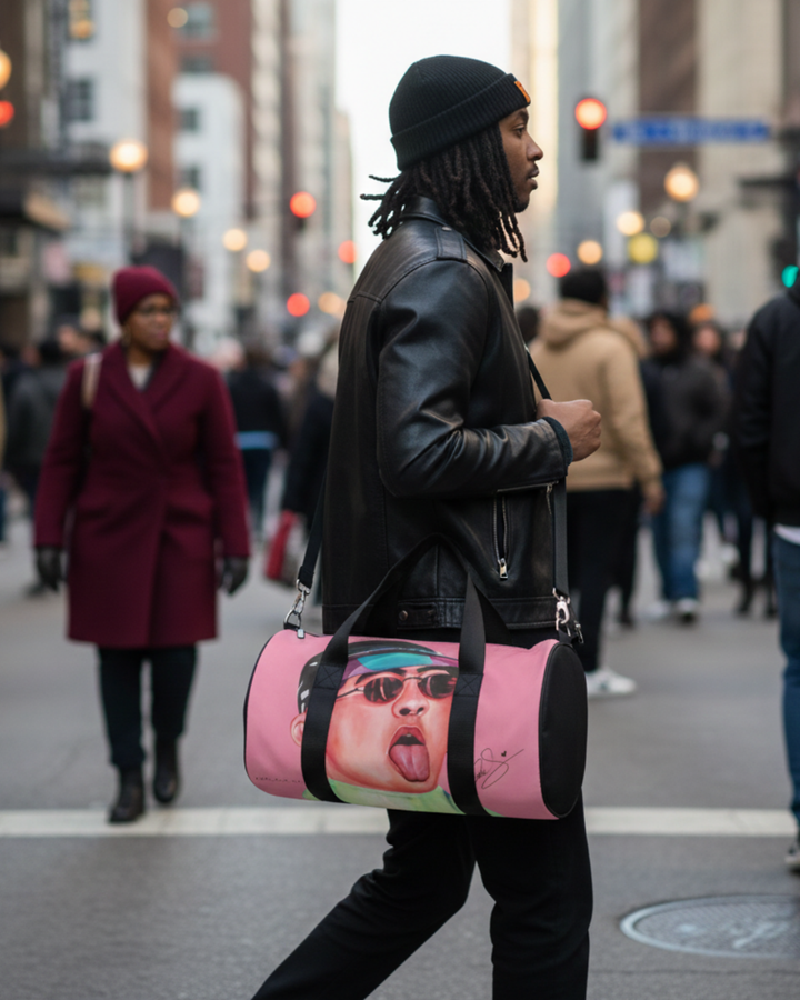 Signature Portrait Duffel Bag (Inspired by Bad*Bunny)
