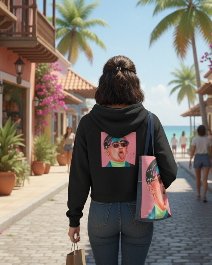 Signature Portait Unisex Heavy Blend™ Hooded Sweatshirt (Inspired by Bad*Bunny)