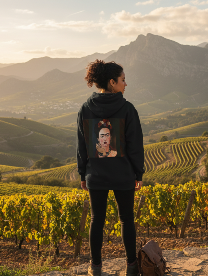 Frida by Aura – Midnight Muse Unisex Heavy Blend Full Zip Hooded Sweatshirt