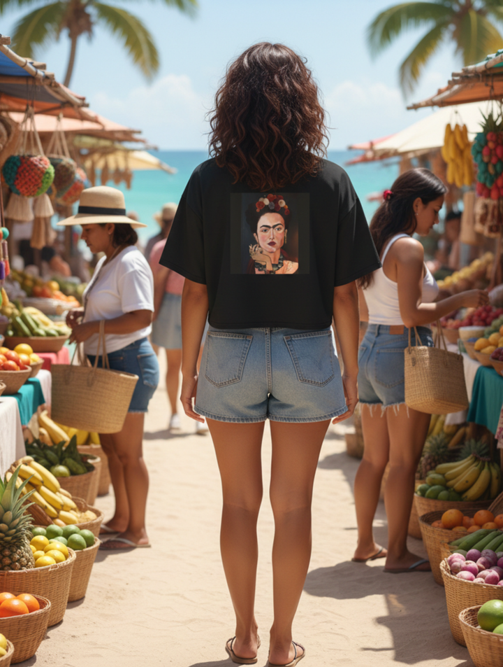 Frida by Aura – Ash & Bloom Cropped Tee  for Women