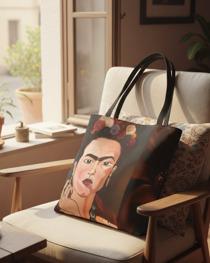 Frida by Aura – Midnight Muse Tote Bag