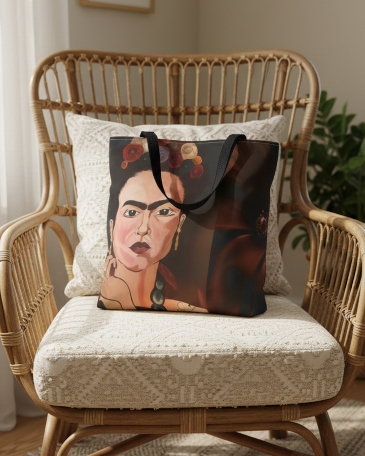 Frida by Aura – Midnight Muse Tote Bag
