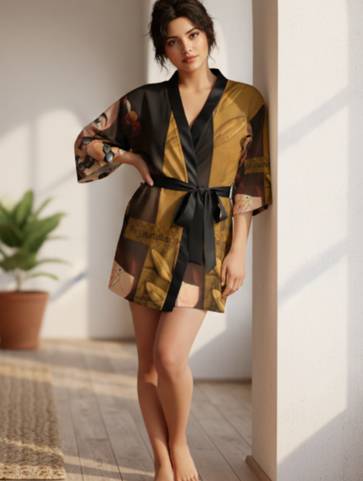 Frida by Aura – Eternal Marigold Kimono Robe