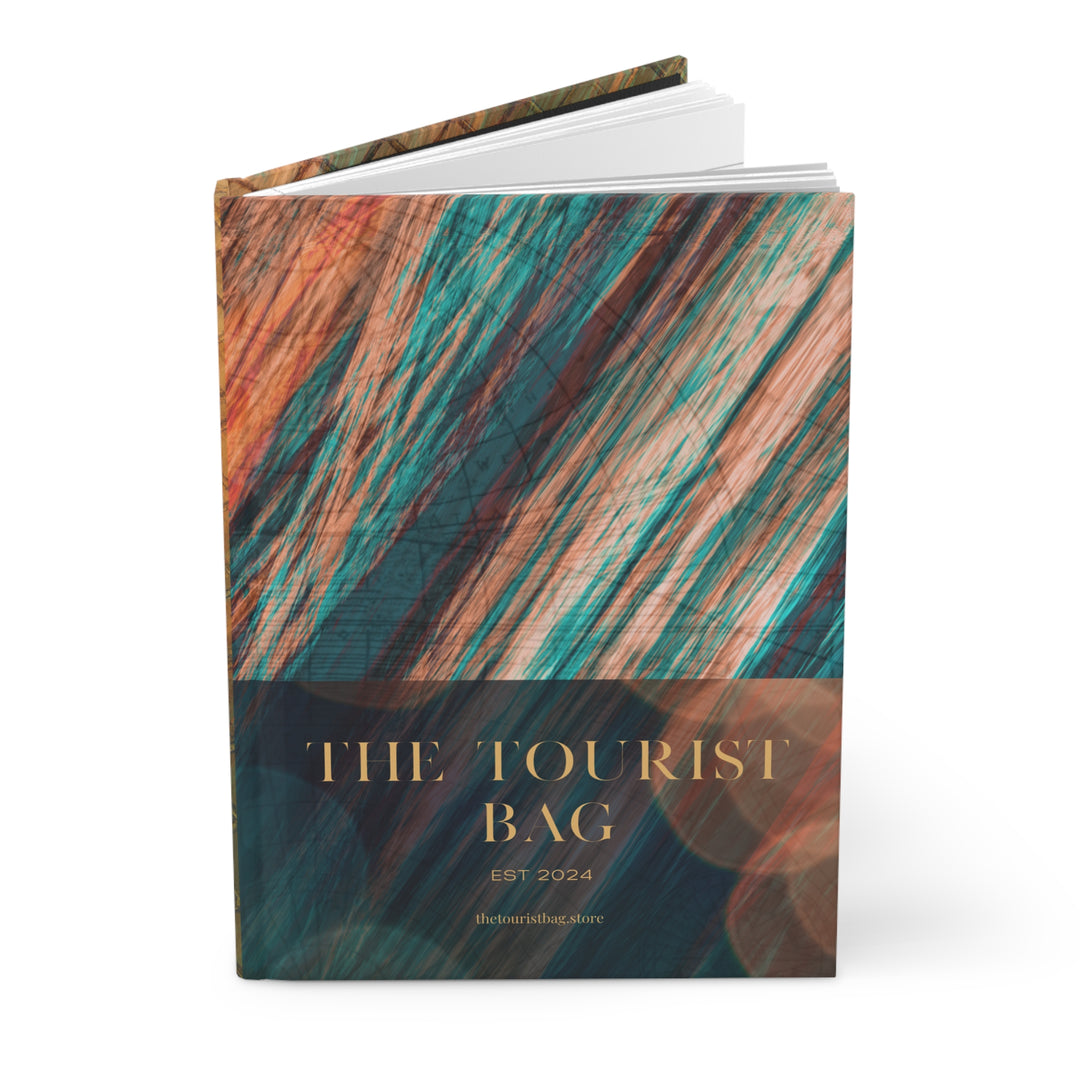 Ember Glow Hardcover Journal – Glamping Memory & Travel Notebook