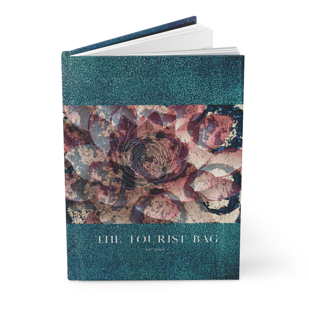 Midnight Luxe Hardcover Journal – Elegant Travel & Glamping Diary