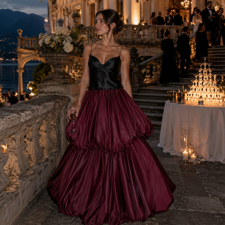 Crimson Promise Couture Bubble Skirt