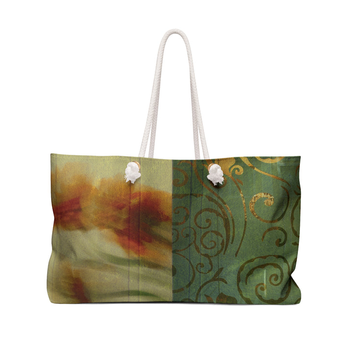 Wildflower Luxe Weekender Bag – Boho Glamping Travel Tote