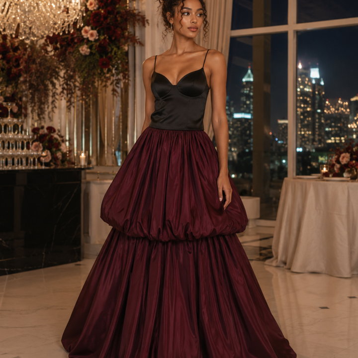 Crimson Promise Couture Bubble Skirt
