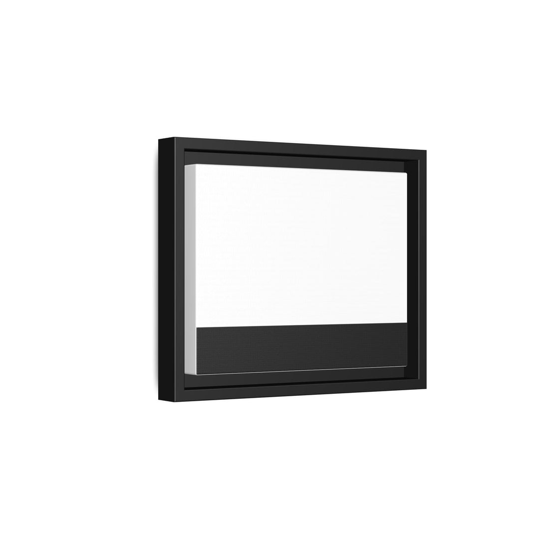 Hold Onto the Journey — Destination Wedding Personalized Framed Canvas