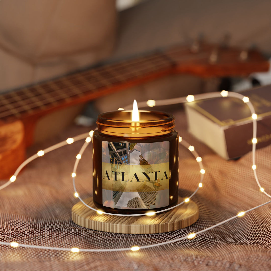 Atlanta Series, Urban Gold – Amber Jar Soy Candle (9 oz) product image from The Tourist Bag