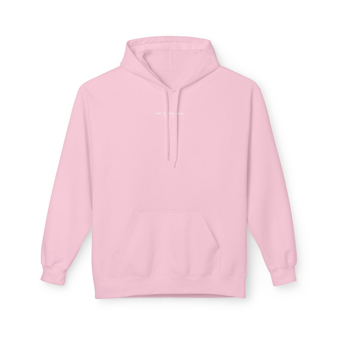 Signature Portrait Unisex Midweight Softstyle Fleece Hoodie (Inspired by Bad*Bunny) (Pink)