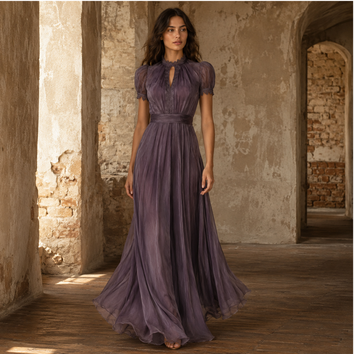 Dust & Roses Whisper Gown