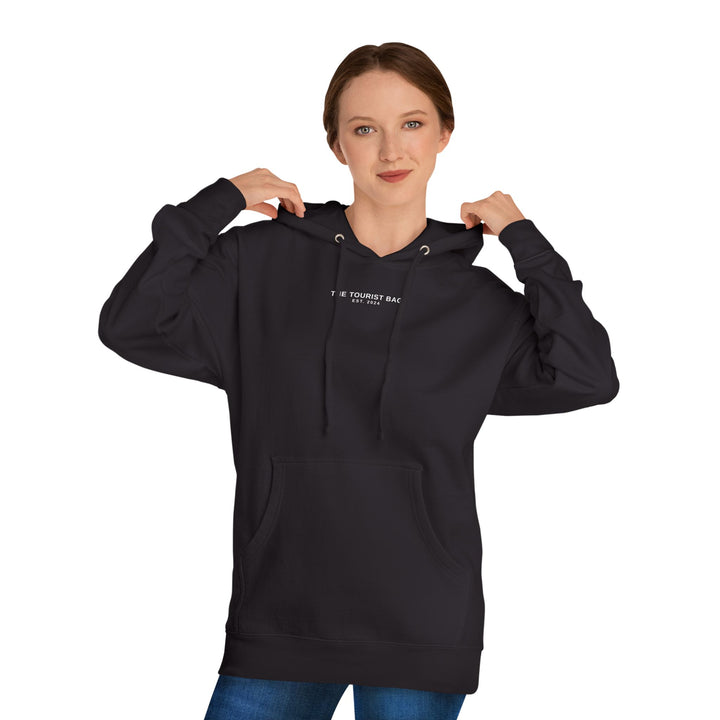 Road Trip Tales – Classic Storybook Edition, Unisex Hooded Sweatshirt (Black)