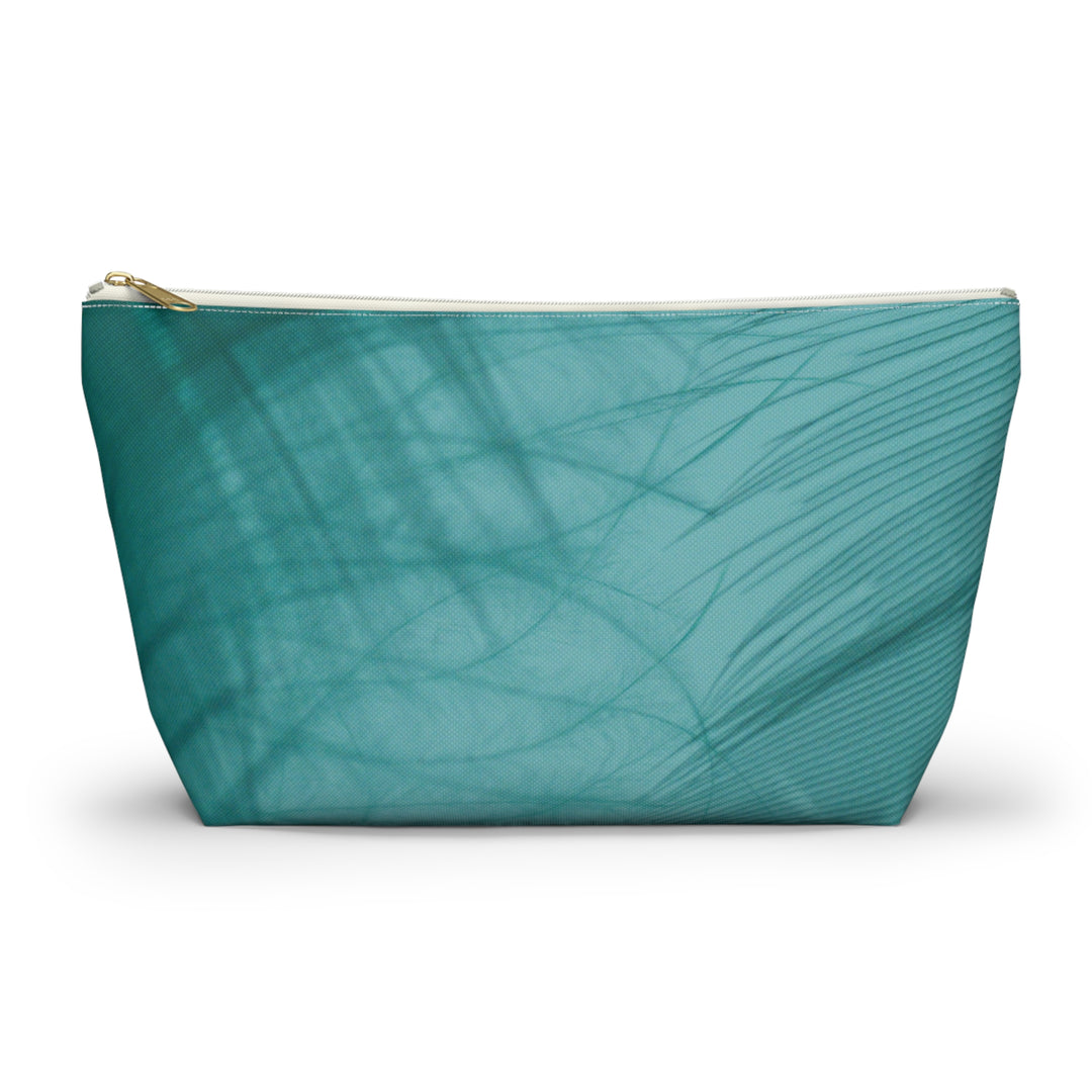 Seafoam Compass Accessory Pouch w T-bottom