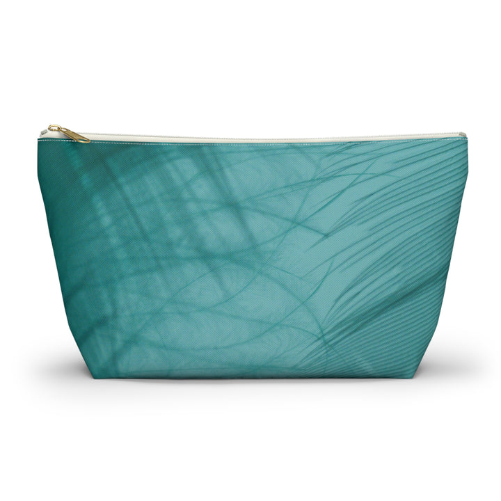 Seafoam Compass Accessory Pouch w T-bottom