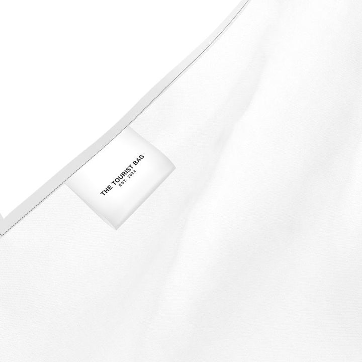 Pearl Union White Satin Halter Dress  —  Backless Bridal Slip Dress for Wedding Morning & Honeymoon