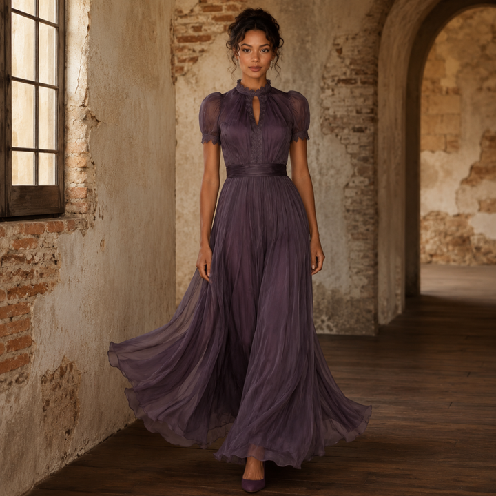 Dust & Roses Whisper Gown