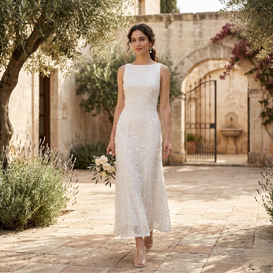 Pearl Union Ivory Solstice Textured Luxe Bridal Gown