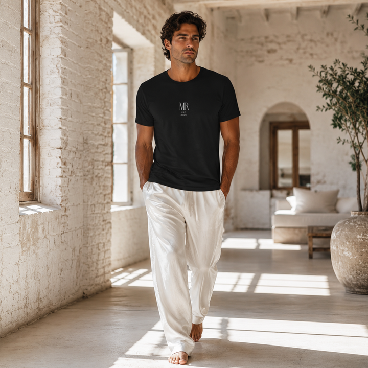 Midnight Union Groom Tee  —  Mr Est 2026 Minimalist Shirt