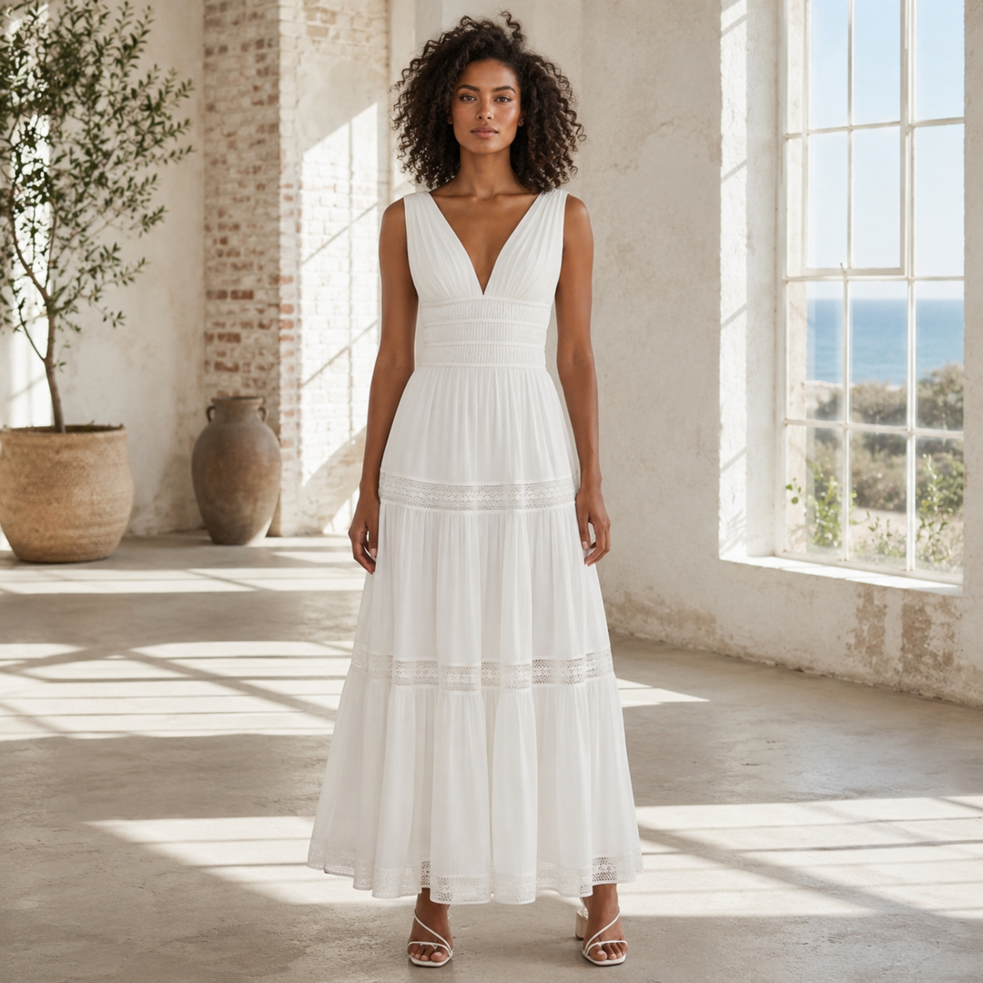Pearl Union Salt Air Serenity Coastal Luxe Bridal & Reception Gown