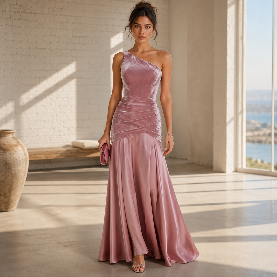 Petals & Promises Rose Reverie Ruched Gown
