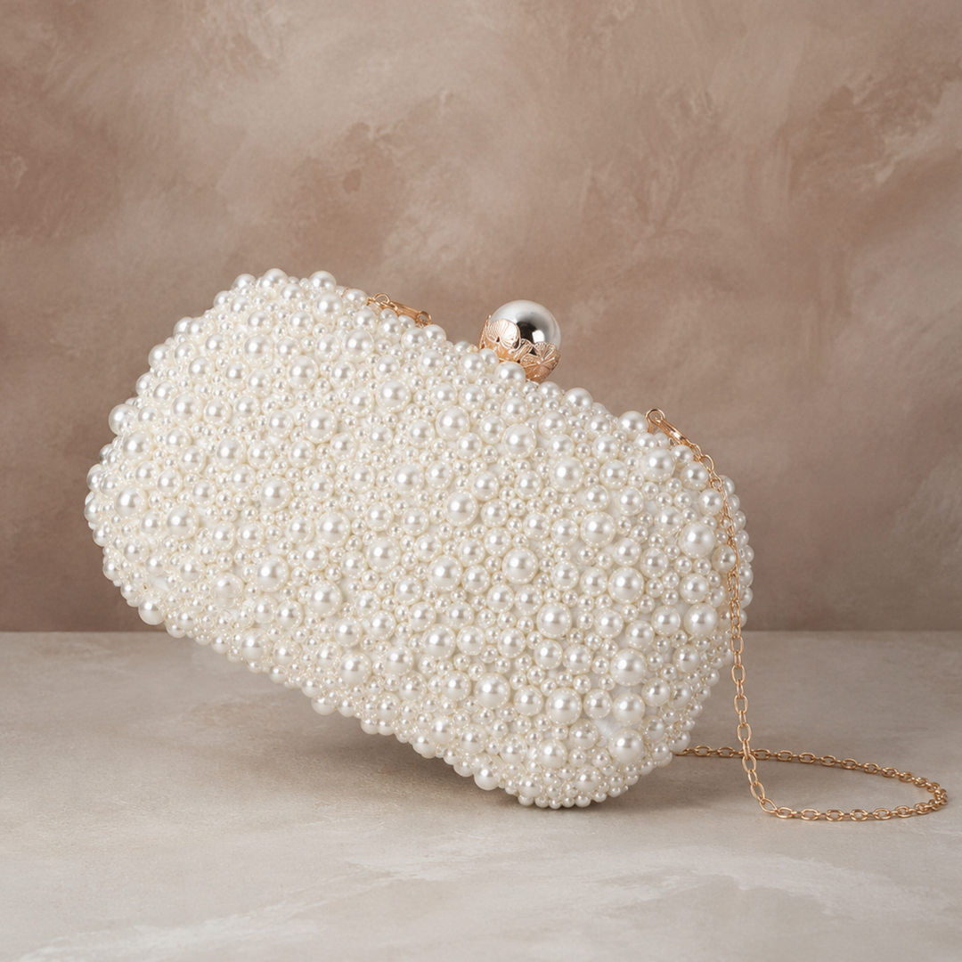 Pearl Duchess Bridal Clutch