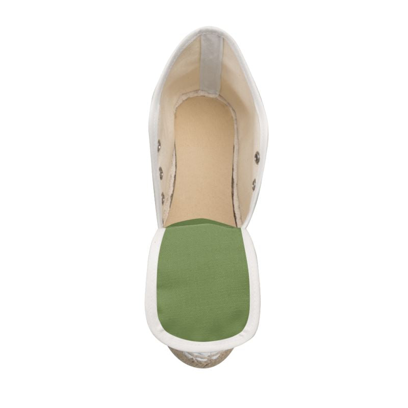 Garden Vineyard Ladies Wedge Espadrilles