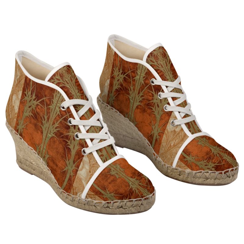 Desert Bloom Ladies Wedge Espadrilles
