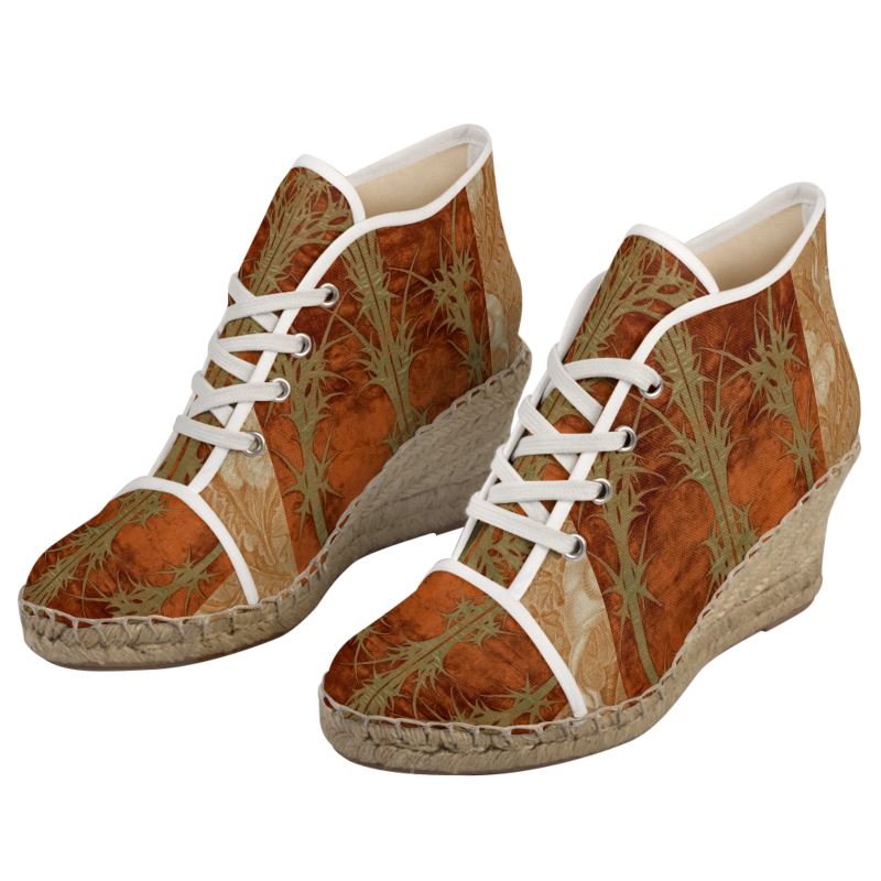 Desert Bloom Ladies Wedge Espadrilles