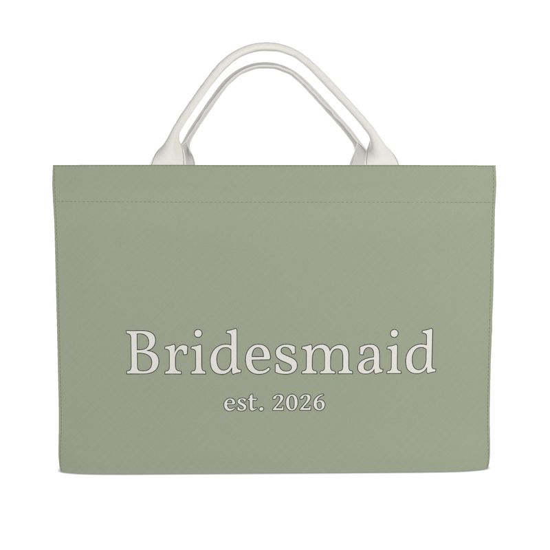 Bridesmaid est. 2026 - Carryall Tote Bags