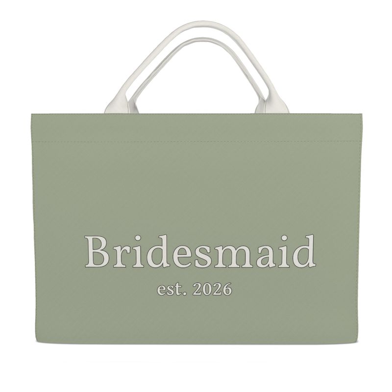 Bridesmaid est. 2026 - Carryall Tote Bags