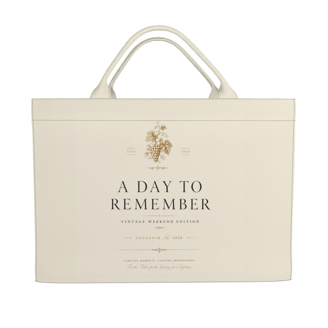 A DAY TO REMEMBER - VINEYARD COLLECTION Carryall Tote Bags