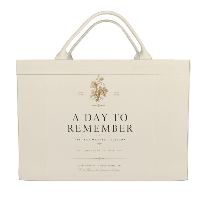 A DAY TO REMEMBER - VINEYARD COLLECTION Carryall Tote Bags