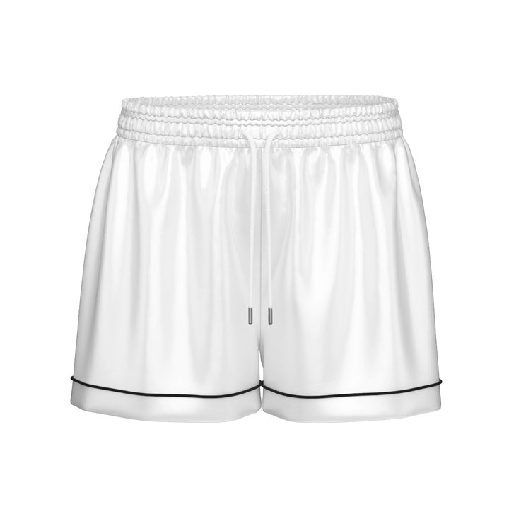Pearl Union Mrs Est. 2026 White Satin Bridal Pajama Set  —  Wedding Morning Outfit