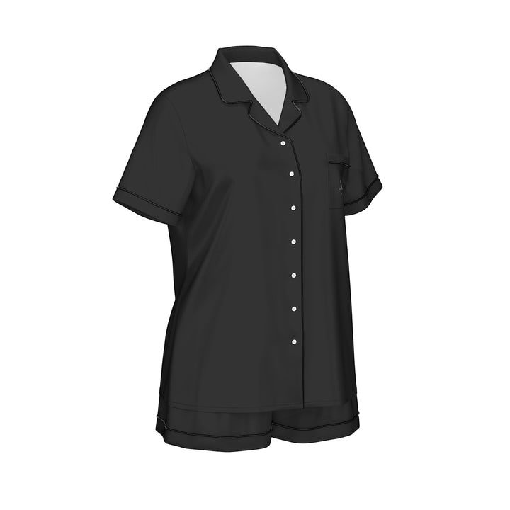 Midnight Union - Mrs. est. 2026, Silky Pajama Shorts Set