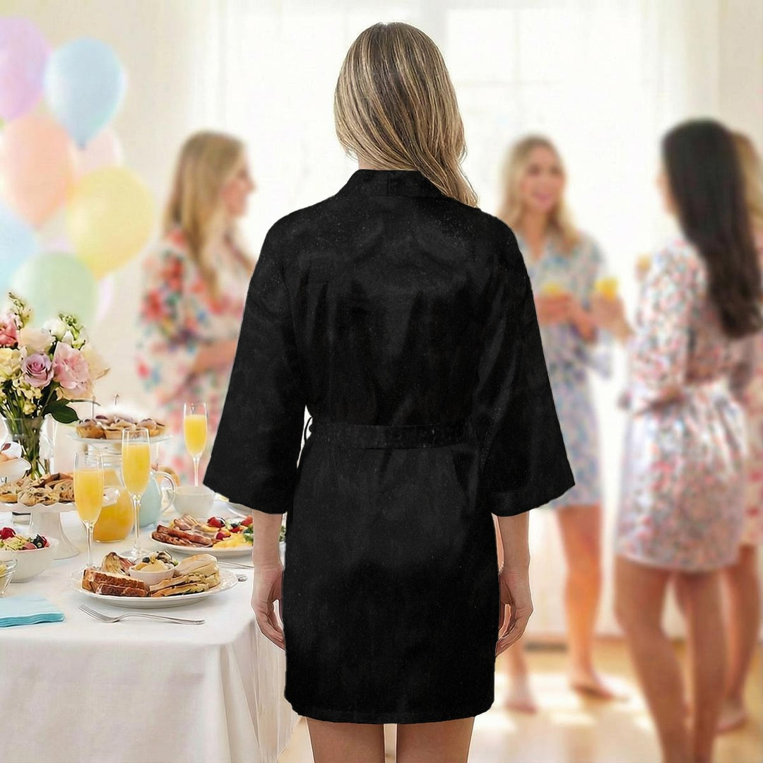 Midnight Union Mrs est. 2026 Satin Wedding Robe