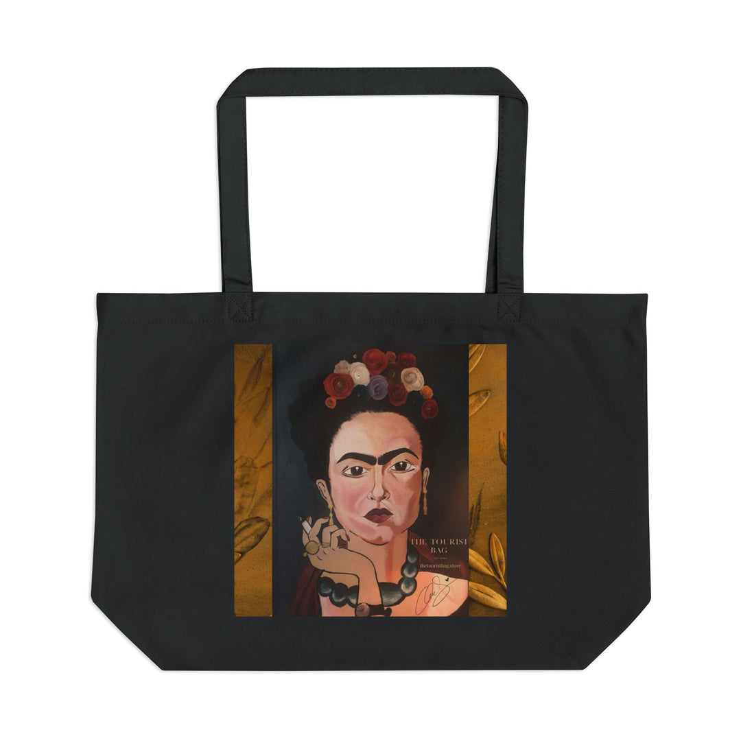 Frida by Aura – Eternal Marigold Large Eco Tote product image from The Tourist Bag