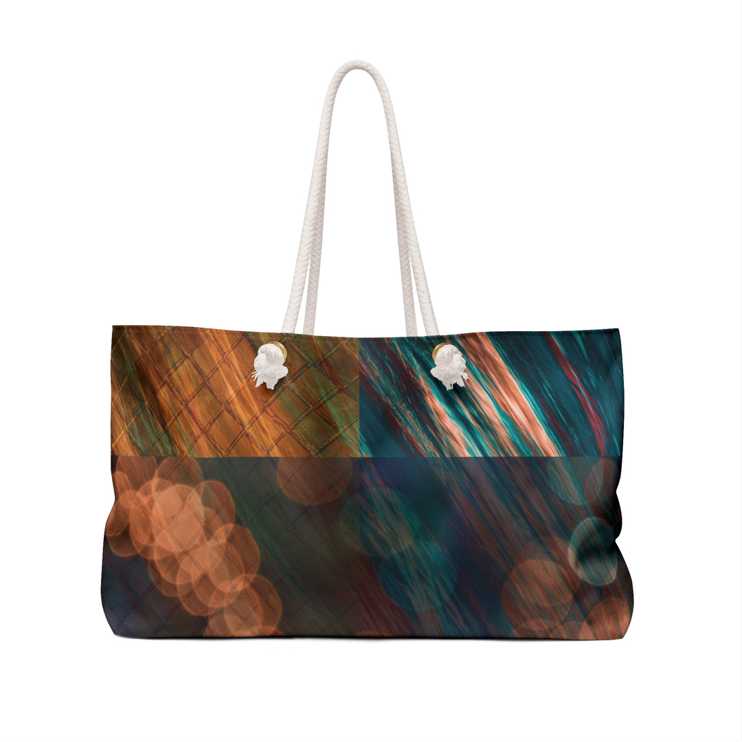 Ember Glow Weekender Bag – Fireside Glamping Travel Tote