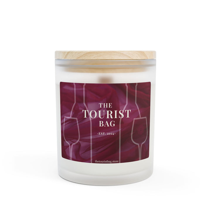 Merlot Muse – Frosted Glass Candle 11oz (Blackberry Vanilla)