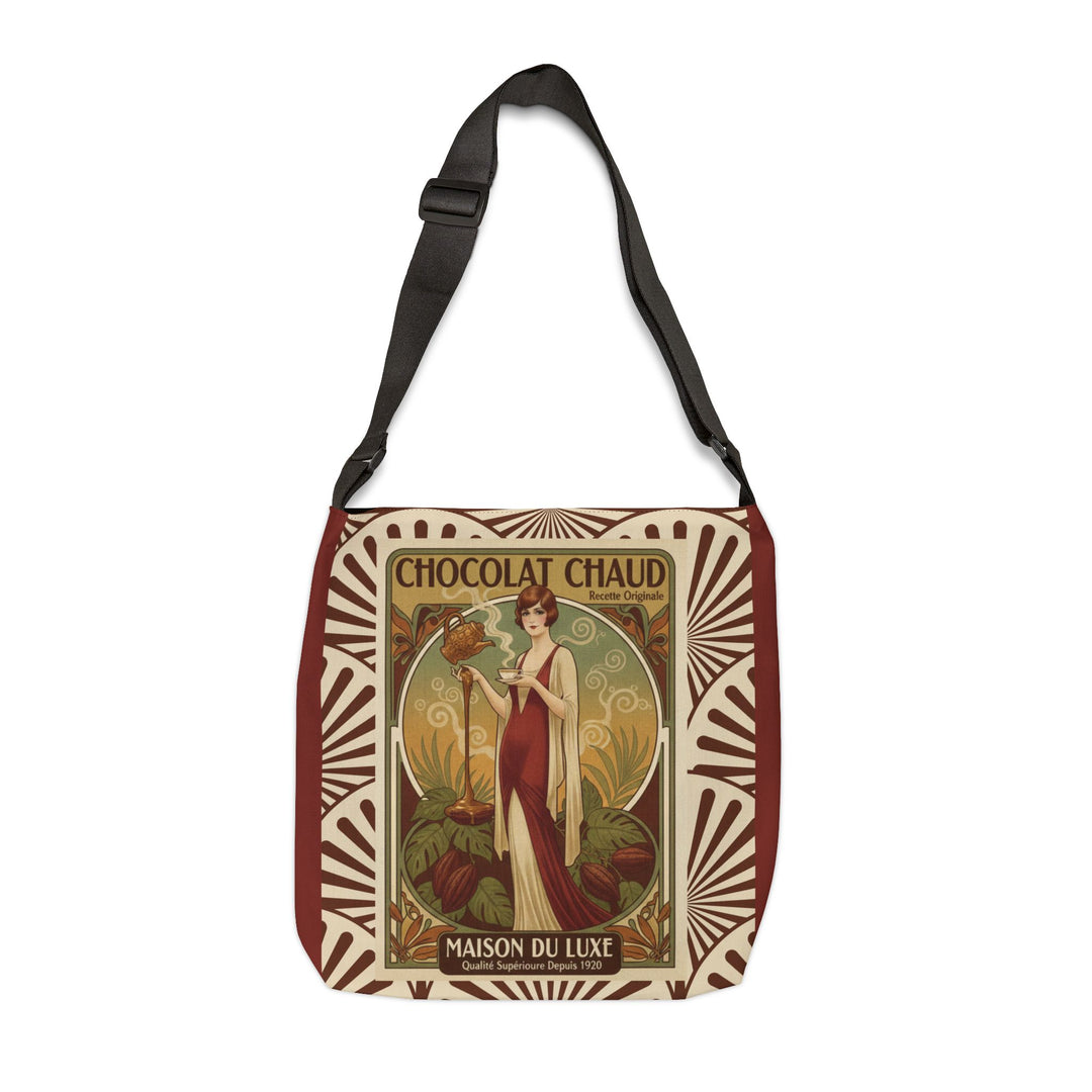Chocolat Chaud Élégance Tote Bag | Vintage French Chocolate Café Art