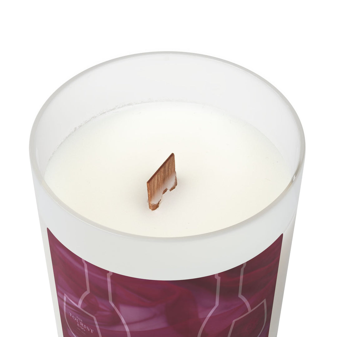 Merlot Muse – Frosted Glass Candle 11oz (Blackberry Vanilla)
