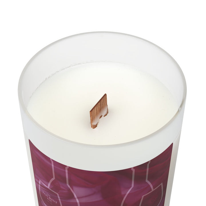 Merlot Muse – Frosted Glass Candle 11oz (Blackberry Vanilla)