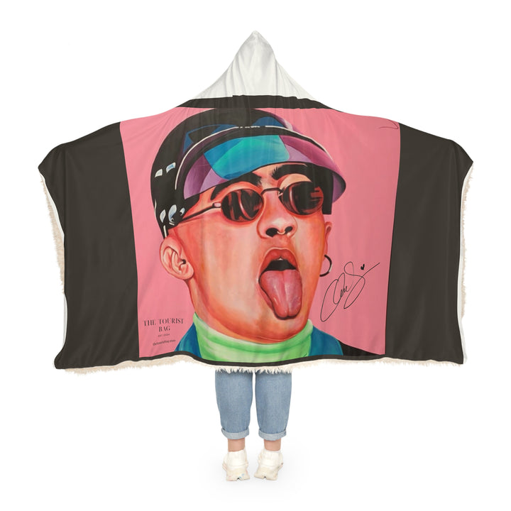 Signature Portrait Snuggle Blanket (Inspired by BadBunny)